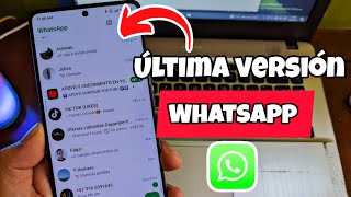 Cómo tener la última VERSIÓN de WHATSAPP con todas sus funciones WhatsApp normal increíble [upl. by Vasilek]