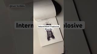 How to draw Mental health  Intermittent Explosive Disorder   art mentalhealth drawing [upl. by Eltsyrk]