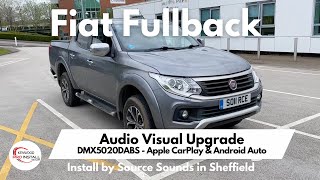 Fiat Fullback Gets Audio Upgrade CarPlay Android Auto KENWOOD DMX5020DABS fiat caraudio carplay [upl. by Jemmy659]