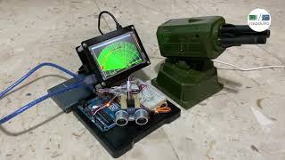 Arduino Missile Defense Radar System in ACTION [upl. by Melisandra909]