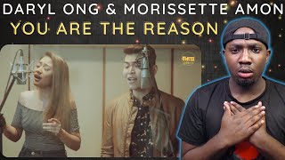 First Time Hearing DARYL ONG amp MORISSETTE AMON  You Are The Reason Calum Scott Cover 😢 [upl. by Nuawed]