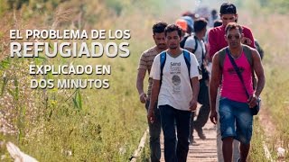 El problema de los refugiados explicado en dos minutos [upl. by Glass904]