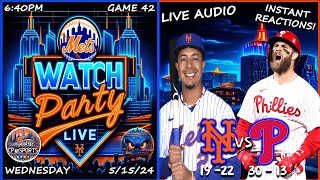 New York Mets vs Philadelphia Phillies Watch Party LIVE  Mets vs Phillies  Mets Game  MLB [upl. by Analli]