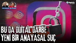 Yeni bir Anayasal suç  Can Dündar ve Erk Acarer ile Bilanço canlı instagram anayasa sansür [upl. by Kier]