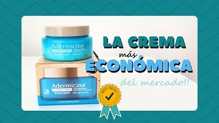 Reseña de una crema hidratante muy ECONOMICA ADERMICINA cuidado facial HUMECTANTE [upl. by Judah]