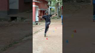 Skating Slalom style  Naogaon Skating Academy [upl. by Idalla878]