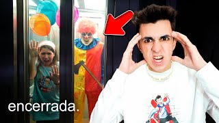 PAYASO DE LA DEEP WEB ENCIERRA A MI HIJA EN EL ASCENSOR… [upl. by Tutt756]