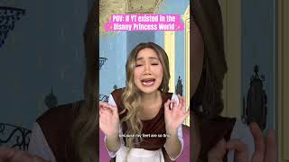 POV if youtube existed in the Disney Princess world comedy disney funny [upl. by Iramohs]