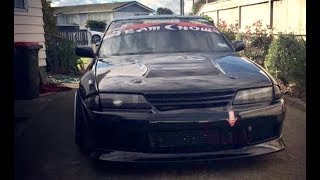 RB20DET R32 Skyline street drifting New Zealand [upl. by Anerol]