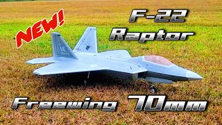 Maiden Flights of the New Freewing 70mm F22 Raptor [upl. by Gerk741]