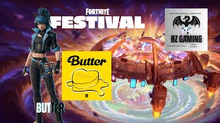 Butter  BTS  Fortnite Festival  Beatplay [upl. by Swanhildas]