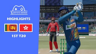 Sri Lanka v Hong Kong  1st T20 2024  Asigiriya Stadium Kandy  Gaming Series [upl. by Reiner]