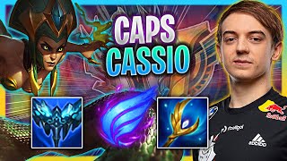 CAPS IS A GOD WITH CASSIOPEIA  G2 Caps Plays Cassiopeia Mid vs Veigar Season 2023 [upl. by Nirel]