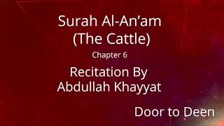 Surah AlAnam The Cattle Abdullah Khayyat Quran Recitation [upl. by Sakmar752]