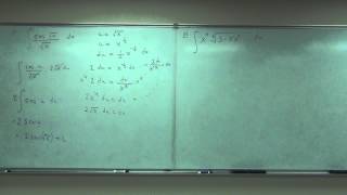 Calculus 1 Lecture 42 Integration by Substitution [upl. by Inavoj572]