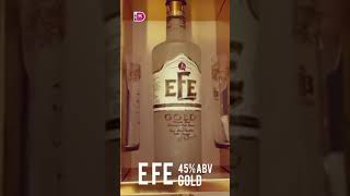 eFe GOLD PREMIUM DRINK  Raki Gold  IZMIRTURKEY  45 ABV [upl. by Amaso]