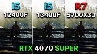 Core i5 12400F vs Core i5 13400F vs Ryzen 7 5700X3D  RTX 4070 SUPER  Test In 12 Games  2024 [upl. by Flinn]