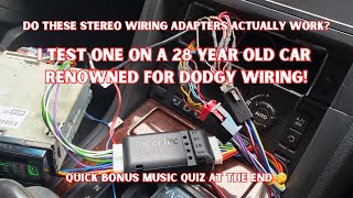 Car Stereo Wiring Adapter Fitting amp Test Range Rover P38 Amps and Steering Wheel Buttons Control [upl. by Annaiviv]