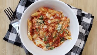 Baked Ricotta Penne Pasta Recipe  Home Cooking  The Sweetest Journey [upl. by Anar]