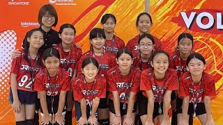 ActiveSG CUP 2024 U12 Girls JRT VA vs AV1 [upl. by Ecirb]