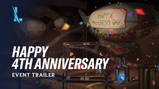 Happy Fourth Anniversary  Event Trailer  League of Legends Wild Rift [upl. by Adlin]