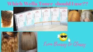 Brassy Orange hair Which Wella Toner should I use [upl. by Ailelc]