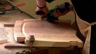 Sculpting a Maloof Chair Seat  by Scott Morrison woodworker [upl. by Lzeil]