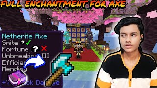 Best Enchantments For Axe in Minecraft Hindi [upl. by Teece]