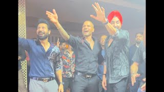 Binnu Dhillon Dancing to Navraj Hanss Hits with Indian Cricketers in Jammu  Fun amp Music Vibesquot [upl. by Buddy513]