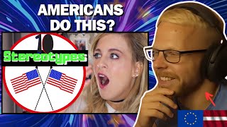 Latvian Reacts to 10 WEIRD stereotypes about AMERICANS [upl. by Collier]