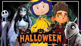 TOP 10 PELICULAS ANIMADAS para ver este HALLOWEEN [upl. by Analli]