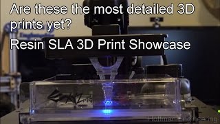 High Resolution 3D Prints with Resin 3D Printers  SLA Resin Print Showcase [upl. by Capriola697]