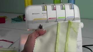 Husqvarna Viking H Class 200S Serger 28 Flatlock [upl. by Longerich215]