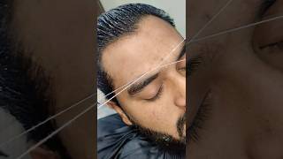 Eyebrow Threading Shape eyebrow skincare viral [upl. by Zacharias]