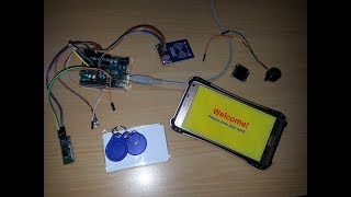 Arduino RFID Card Reader with Display Shield App [upl. by Grace]