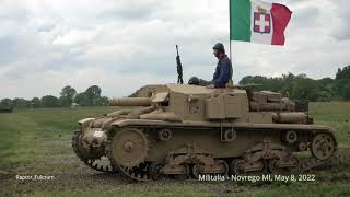 Semovente M41 da 7518 M1542 and Leopard 1 – Exhibition Run [upl. by Floeter941]