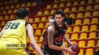 Grant Sitton 20202021 BC Prievidza Highlights [upl. by Aoniak]