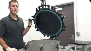 Turcon® TranSECURE™ PTFE Manway Lid Gasket Installation Training [upl. by Kcirdor]