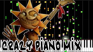 Crazy Piano Mix DAYCARE Theme Five Nights at Freddys Security Breach [upl. by Bryant]