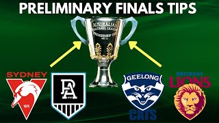 Surprise Prediction  AFL Preliminary Finals Tips [upl. by Ettevram]