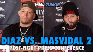 Diaz vs Masvidal 2 PostFight Press Conference Live Stream [upl. by Velasco372]