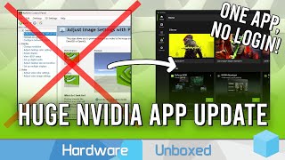 Finally This Is Nvidias New Control Panel  No Log In Much Faster One Unified App [upl. by Nywra]