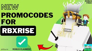 BRAND NEW CODE IN RBXRise IN SEPTEMBER 2024  HOW YOU CAN EARN FREE ROBUX IN ROBLOX USING RBXRISE [upl. by Nalaf408]