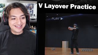 V Layover Band amp Dance Practice Behind  Reaction [upl. by Akcira]