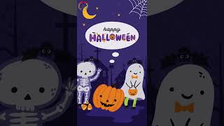 Halloween Song kidsvideo halloween winter holiday shrots [upl. by Gladdie321]