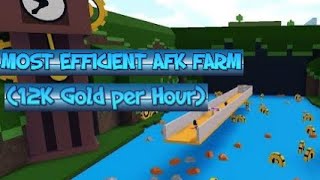 MOST EFFICIENT AFK FARM  Build a Boat for Treasure [upl. by Rodrigo]