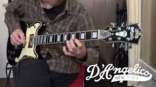 DAngelico Premier Brighton Black Flake  test jazz 2 [upl. by Nathanson]