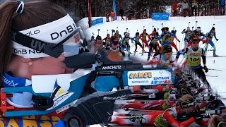 Samse Biathlon National Tour Les Contamines Montjoie mars 2016 sport de montagne ski de fond [upl. by Beth]