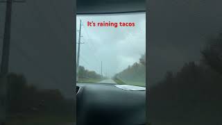 It’s raining tacos from out of the sky tacos foryou funny [upl. by Neelhsa586]