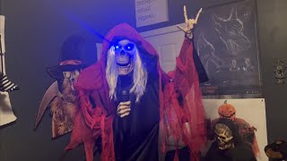 Bluetooth Reaper Singer Demo Lowe’s Halloween 2024 [upl. by Levesque]